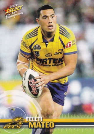 2009 NRL Champions Common Card - Base 119 Feleti Mateo Parramatta Eels