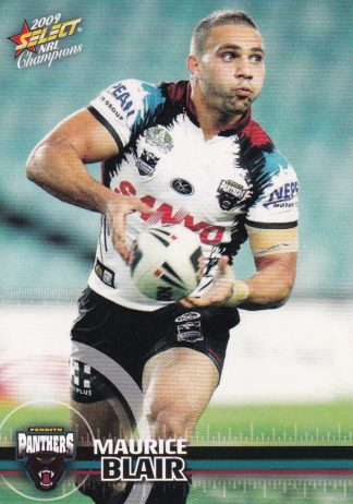 2009 NRL Champions Common Card - Base 125 Maurice Blair Penrith Panthers