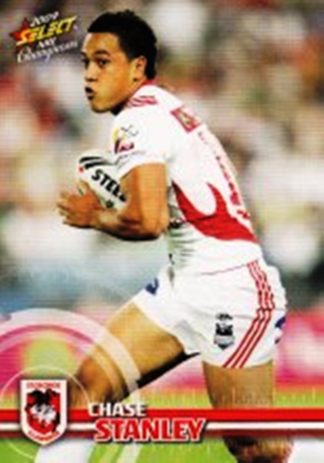 2009 NRL Champions Common Card - Base 147 Chase Stanley St George Dragons