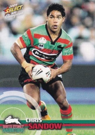 2009 NRL Champions Common Card - Base 159 Chris Sandow South Sydney Rabbitohs