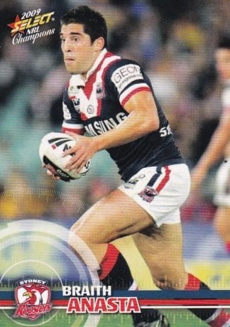 2009 NRL Champions Common Card - Base 160 Braith Anasta Sydney Roosters