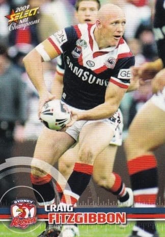 2009 NRL Champions Common Card - Base 161 Craig Fitzgibbon Sydney Roosters