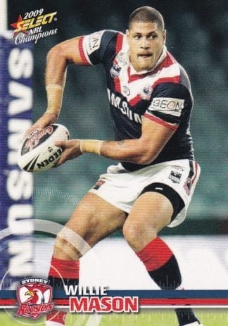 2009 NRL Champions Common Card - Base 163 Willie Mason Sydney Roosters