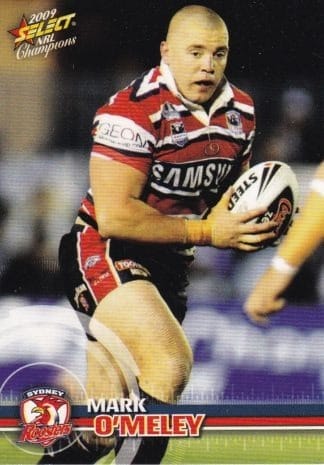 2009 NRL Champions Common Card - Base 166 Mark O'Meley Sydney Roosters