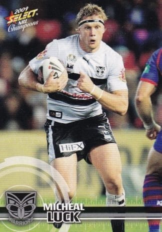 2009 NRL Champions Common Card - Base 177 Micheal Luck New Zealand Warriors