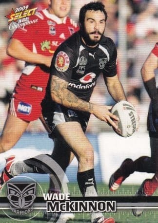 2009 NRL Champions Common Card - Base 179 Wade McKinnon New Zealand Warriors
