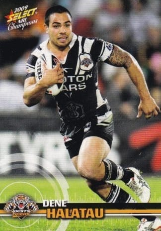 2009 NRL Champions Common Card - Base 189 Dene Halatau Wests Tigers