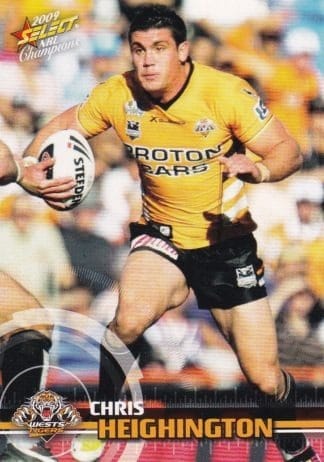 2009 NRL Champions Common Card - Base 190 Chris Heighington Wests Tigers