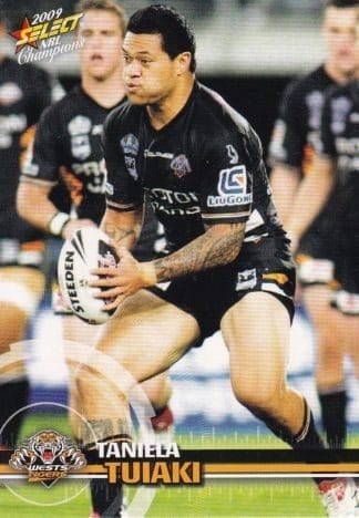 2009 NRL Champions Common Card - Base 195 Taniela Tuiaki Wests Tigers