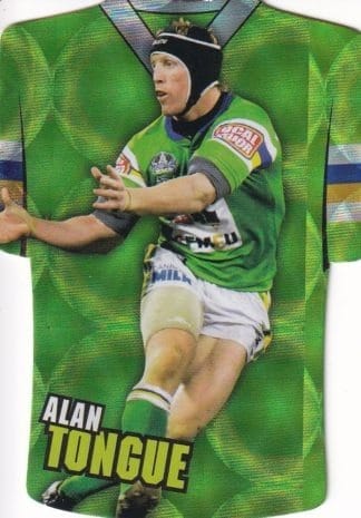 2009 NRL Champions Parallel Holofoil Jersey - JDC028 Alan Tongue Canberra Raiders