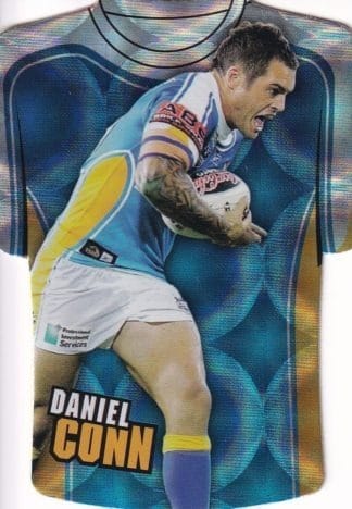 2009 NRL Champions Parallel Holofoil Jersey - JDC063 Daniel Conn Gold Coast Titans