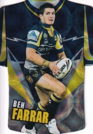 2009 NRL Champions Parallel Holofoil Jersey - JDC103 Ben Farrar North Qld Cowboys
