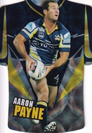 2009 NRL Champions Parallel Holofoil Jersey - JDC107 Aaron Payne North Qld Cowboys