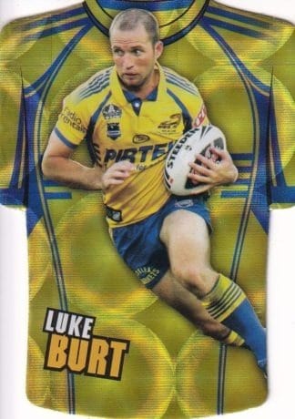 2009 NRL Champions Parallel Holofoil Jersey - JDC113 Luke Burt Parramatta Eels