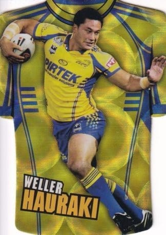 2009 NRL Champions Parallel Holofoil Jersey - JDC115 Weller Hauraki Parramatta Eels