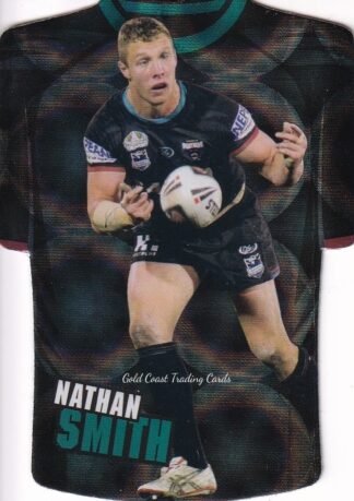 2009 NRL Champions Parallel Holofoil Jersey - JDC132 Nathan Smith Penrith Panthers