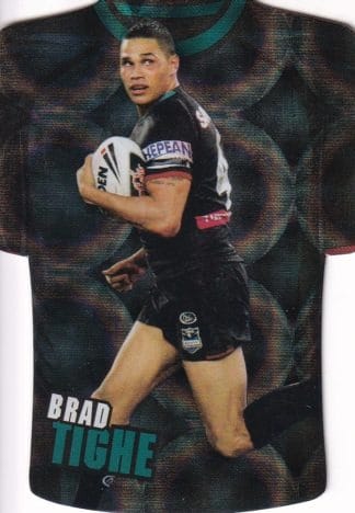 2009 NRL Champions Parallel Holofoil Jersey - JDC133 Brad Tighe Penrith Panthers