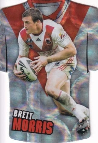2009 NRL Champions Parallel Holofoil Jersey - JDC139 Brett Morris St George Dragons