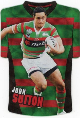 2009 NRL Champions Parallel Holofoil Jersey - JDC155 John Sutton South Sydney Rabbitohs