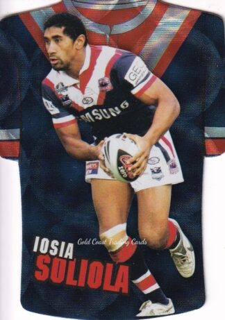 2009 NRL Champions Parallel Holofoil Jersey - JDC171 Iosia Soliola Sydney Roosters