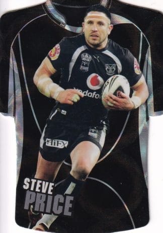 2009 NRL Champions Parallel Holofoil Jersey - JDC172 Steve Price Warriors