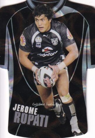 2009 NRL Champions Parallel Holofoil Jersey - JDC181 Jerome Ropati Warriors