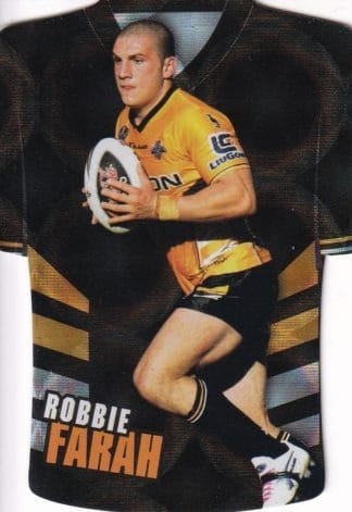 2009 NRL Champions Parallel Holofoil Jersey - JDC185 Robbie Farah Wests Tigers
