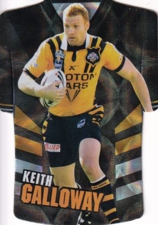 2009 NRL Champions Parallel Holofoil Jersey - JDC187 Keith Galloway Wests Tigers