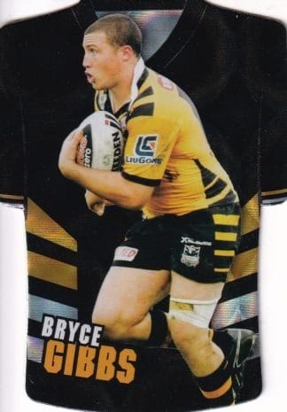 2009 NRL Champions Parallel Holofoil Jersey - JDC188 Bryce Gibbs Wests Tigers
