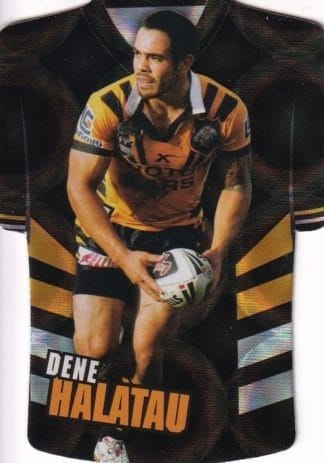 2009 NRL Champions Parallel Holofoil Jersey - JDC189 Dene Halatau Wests Tigers