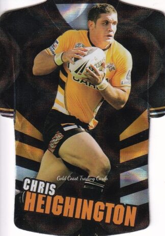 2009 NRL Champions Parallel Holofoil Jersey - JDC190 Chris Heighington Wests Tigers