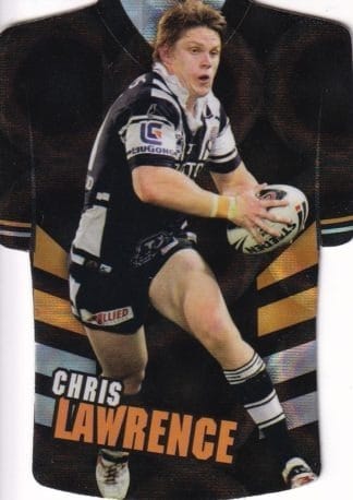 2009 NRL Champions Parallel Holofoil Jersey - JDC191 Chris Lawrence Wests Tigers