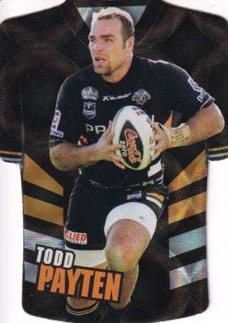 2009 NRL Champions Parallel Holofoil Jersey - JDC194 Todd Payten Wests Tigers