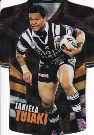 2009 NRL Champions Parallel Holofoil Jersey - JDC195 Taniela Tuiaki Wests Tigers