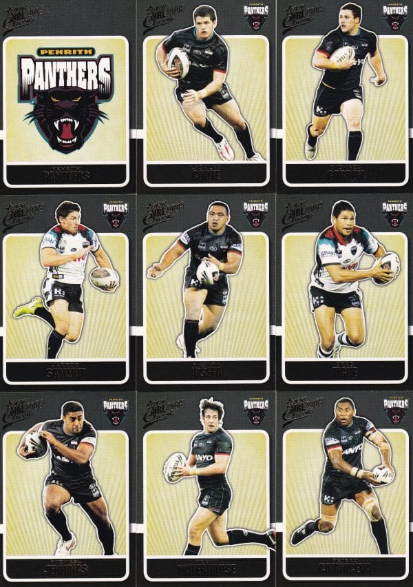 2009 NRL Classic Base Team Set - Penrith Panthers