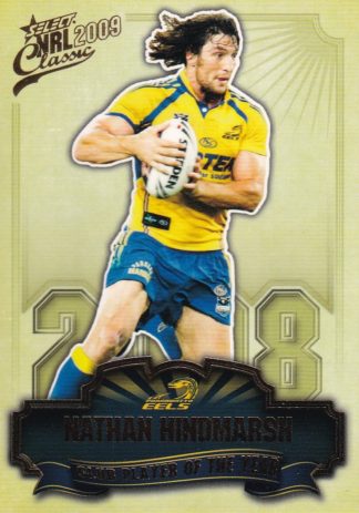 2009 NRL Classic Club Player Of The Year - CP10 Nathan Hindmarsh Parramatta Eels