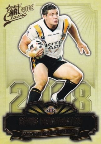 2009 NRL Classic Club Player Of The Year - CP16 Chris Heighington Wests Tigers