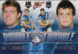 2009 NRL Classic Double Trouble - DT06 Kimmorley & Morris Canterbury Bulldogs