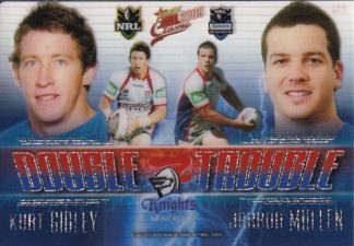 2009 NRL Classic Double Trouble - DT09 Gidley & Mullen Newcastle Knights