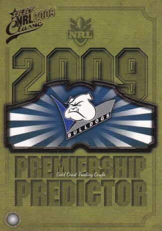 2009 NRL Classic Premiership Predictor - PC02 Canterbury Bulldogs