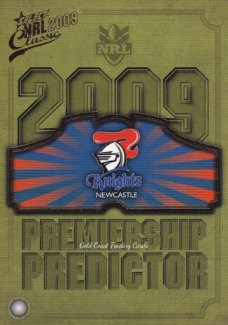2009 NRL Classic Premiership Predictor - PC08 Newcastle Knights