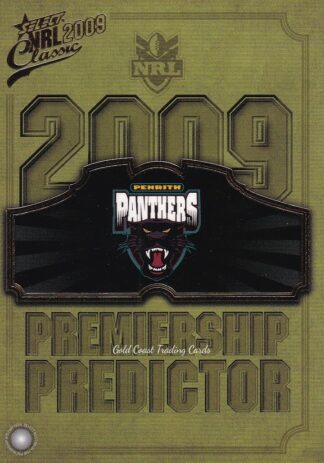 2009 NRL Classic Premiership Predictor - PC11 Penrith Panthers