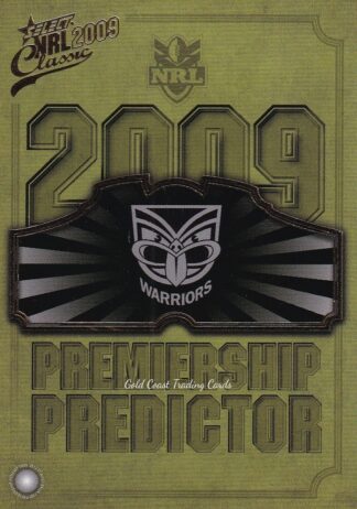 2009 NRL Classic Premiership Predictor - PC15 Warriors