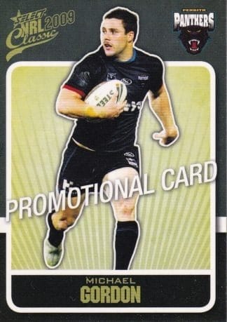 2009 NRL Classic Promotional Card - Base 128 Michael Gordon Penrith Panthers