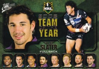 2009 NRL Classic Team Of The Year - TY1 Billy Slater Melbourne Storm