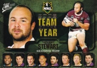 2009 NRL Classic Team Of The Year - TY7 Glenn Stewart Manly Sea Eagles