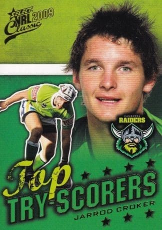 2009 NRL Classic Top Try Scorer - TT03 Jarrod Croker Canberra Raiders