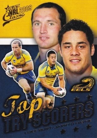 2009 NRL Classic Top Try Scorer - TT10 Burt & Hayne Parramatta Eels