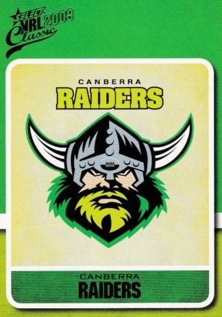 2009 NRL Classic Common Card - Base 028 Canberra Raiders Logo