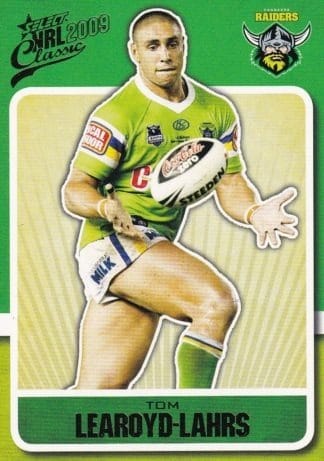 2009 NRL Classic Common Card - Base 037 Tom Learoyd-Lahrs Canberra Raiders